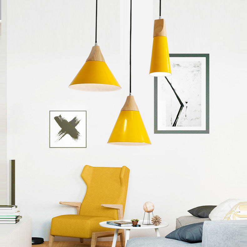 Speelse Houten Hanglamp - Navellea