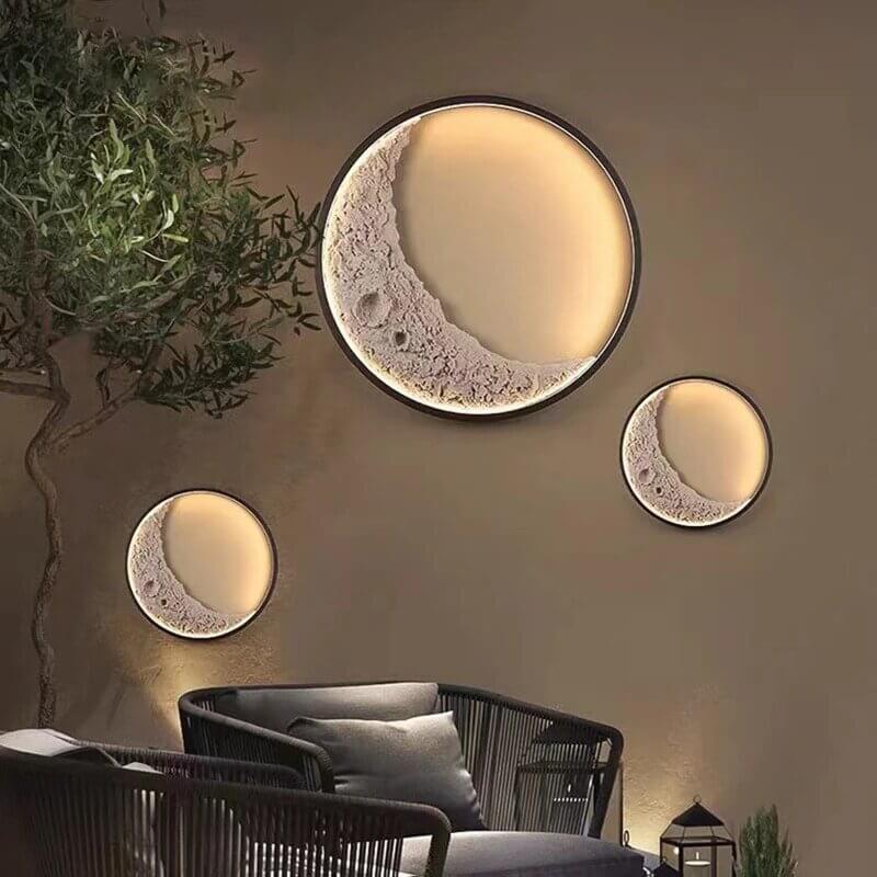 Maanvormige Buitenlamp (IP65) - LunaGlow