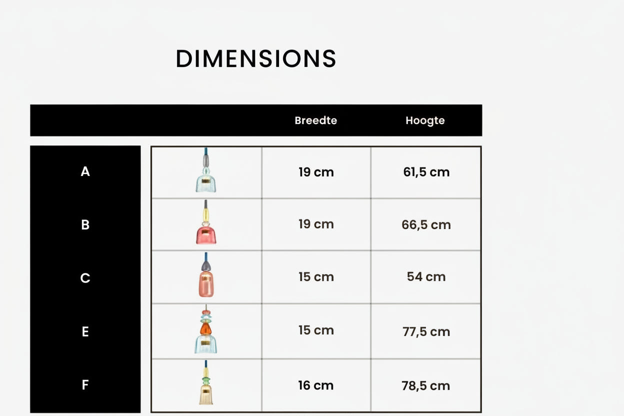 Vintage Glazen Hanglamp - Chromara