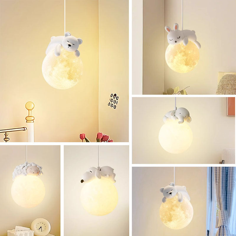 Kinderkamer Hanglamp met Knuffeldier - LumiCuddle