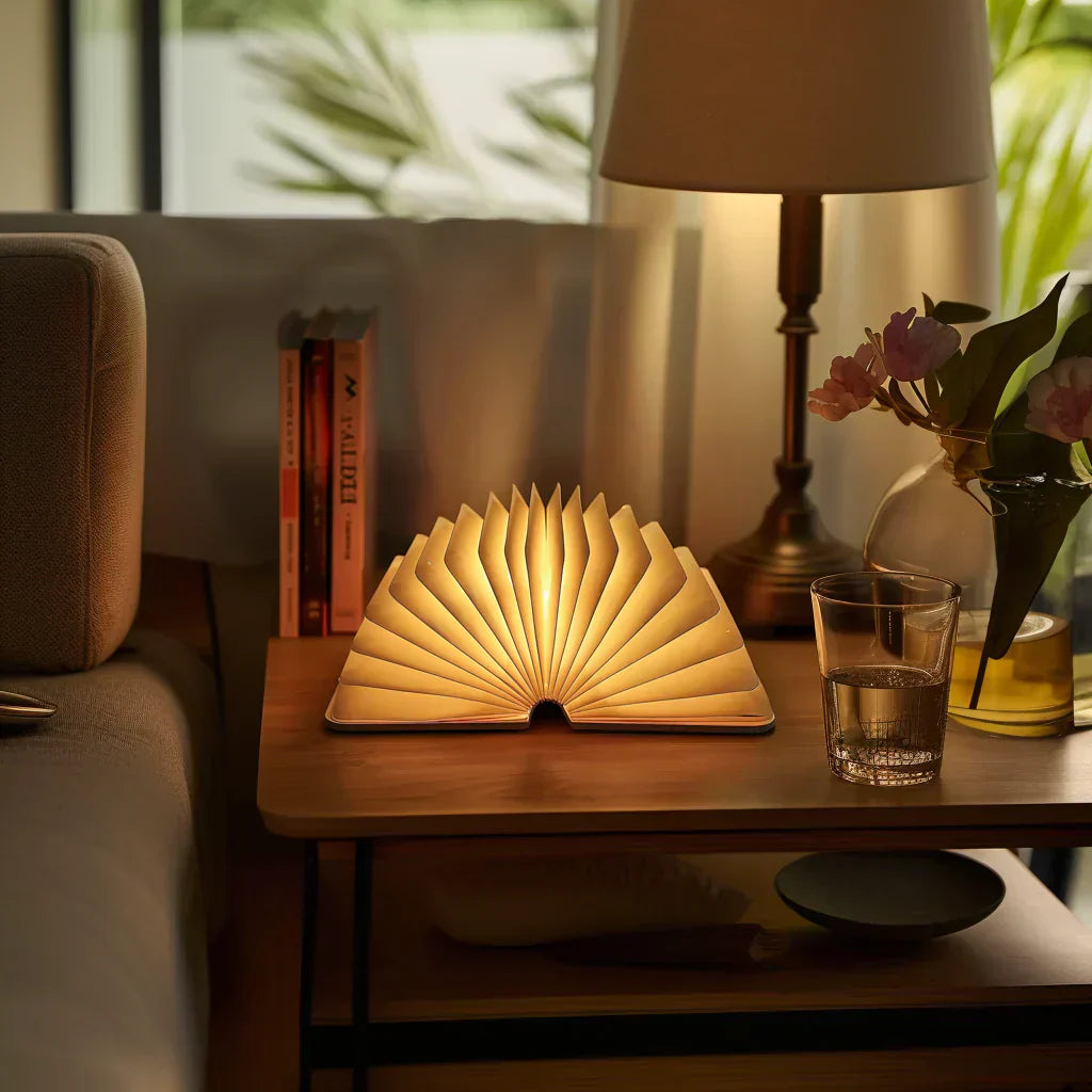 Sfeervolle Boeklamp (LED) - LumaBook