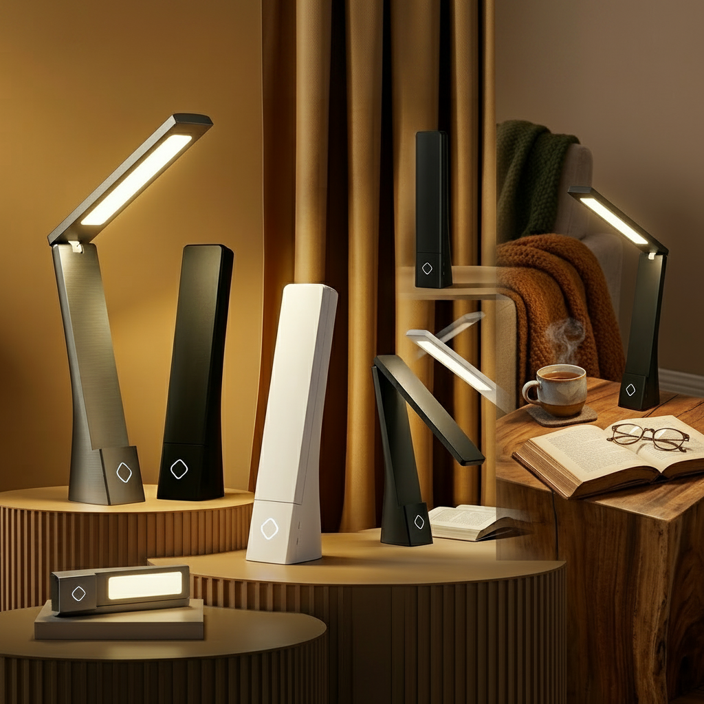 Opvouwbare Touch Tafellamp (LED) - LumoFlex