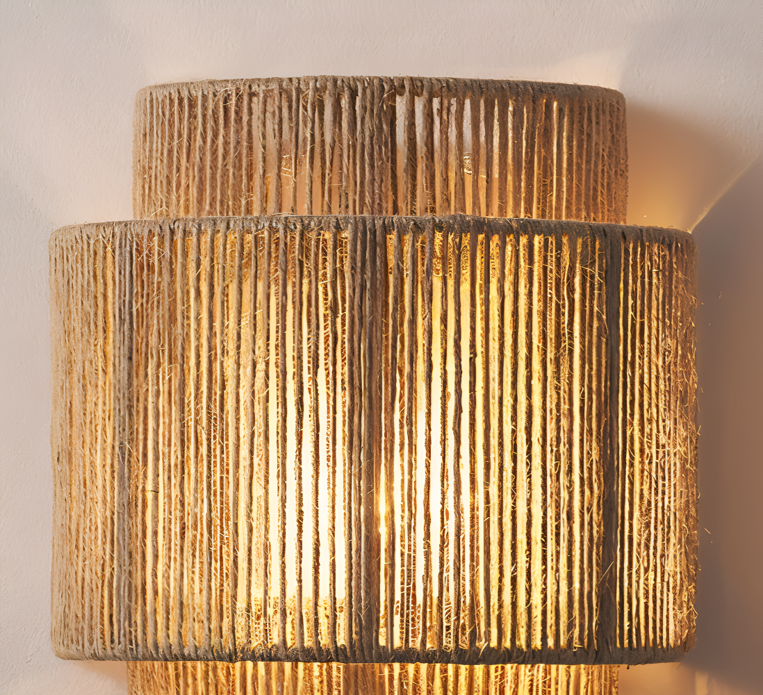 Bohemian Rotan Wandlamp- HanaLumi