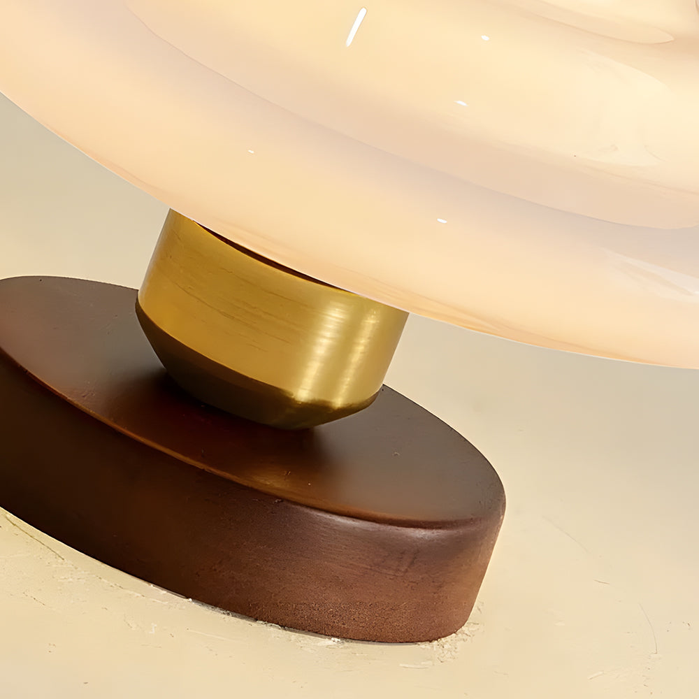 Scandinavische Plafondlamp (LED) van Walnoot & Glas - Nordivale