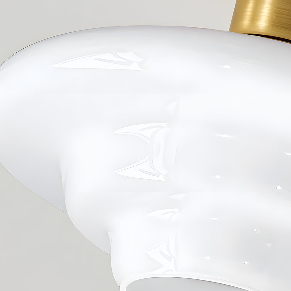 Scandinavische Plafondlamp (LED) van Walnoot & Glas - Nordivale