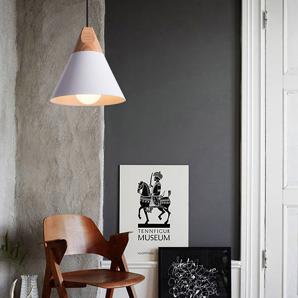 Speelse Houten Hanglamp - Navellea