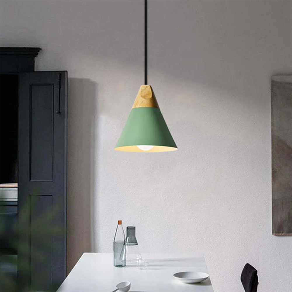 Speelse Houten Hanglamp - Navellea