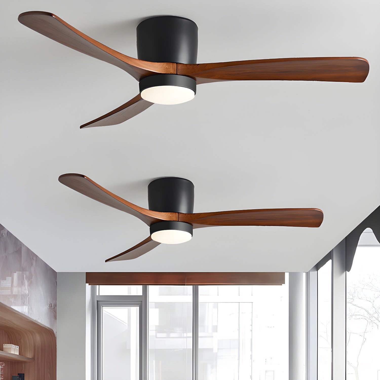 Scandinavische Plafondventilator (LED) - NordiBreeze™