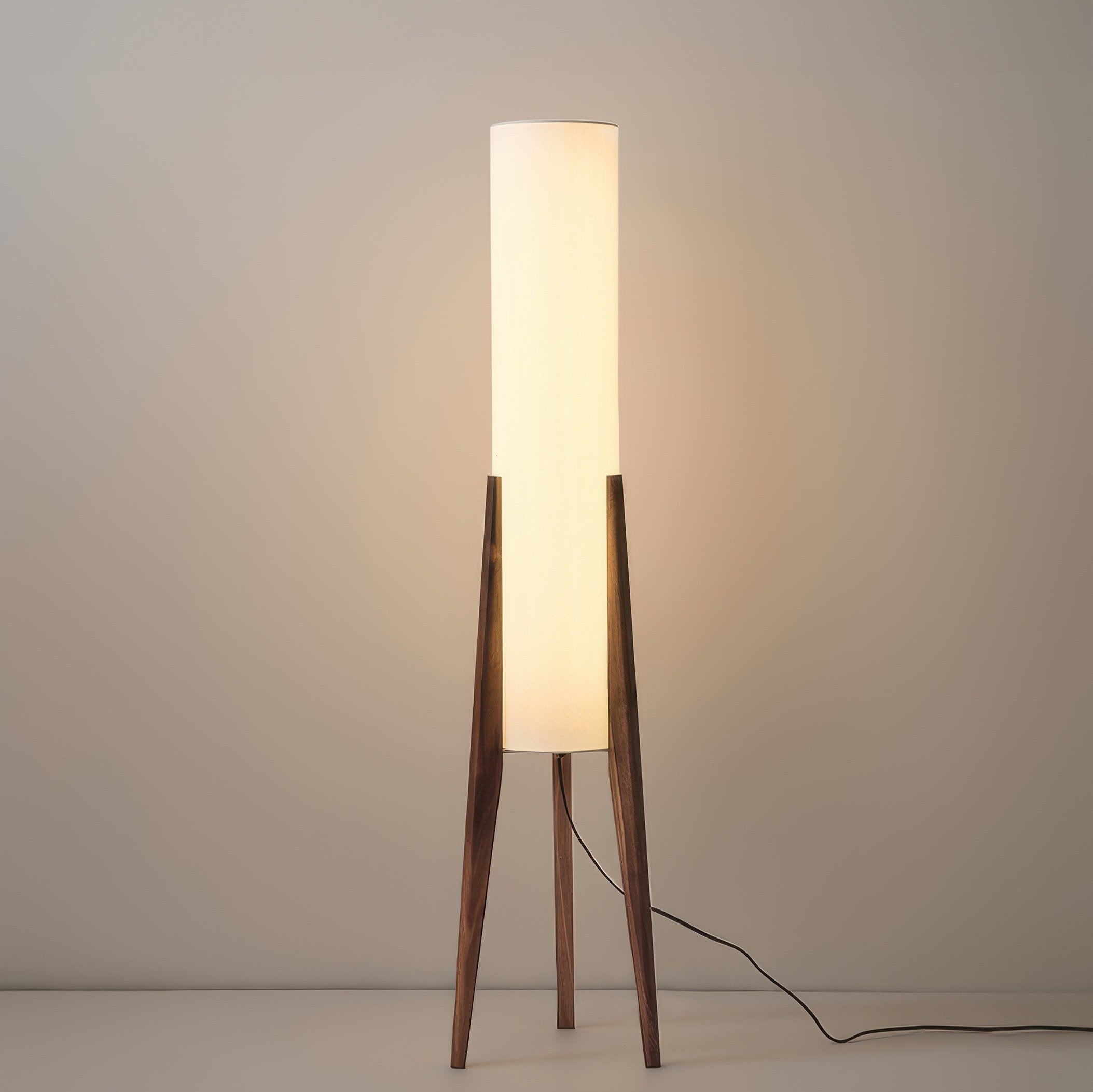 Scandinavische Houten Vloerlamp (LED) - Scandilume