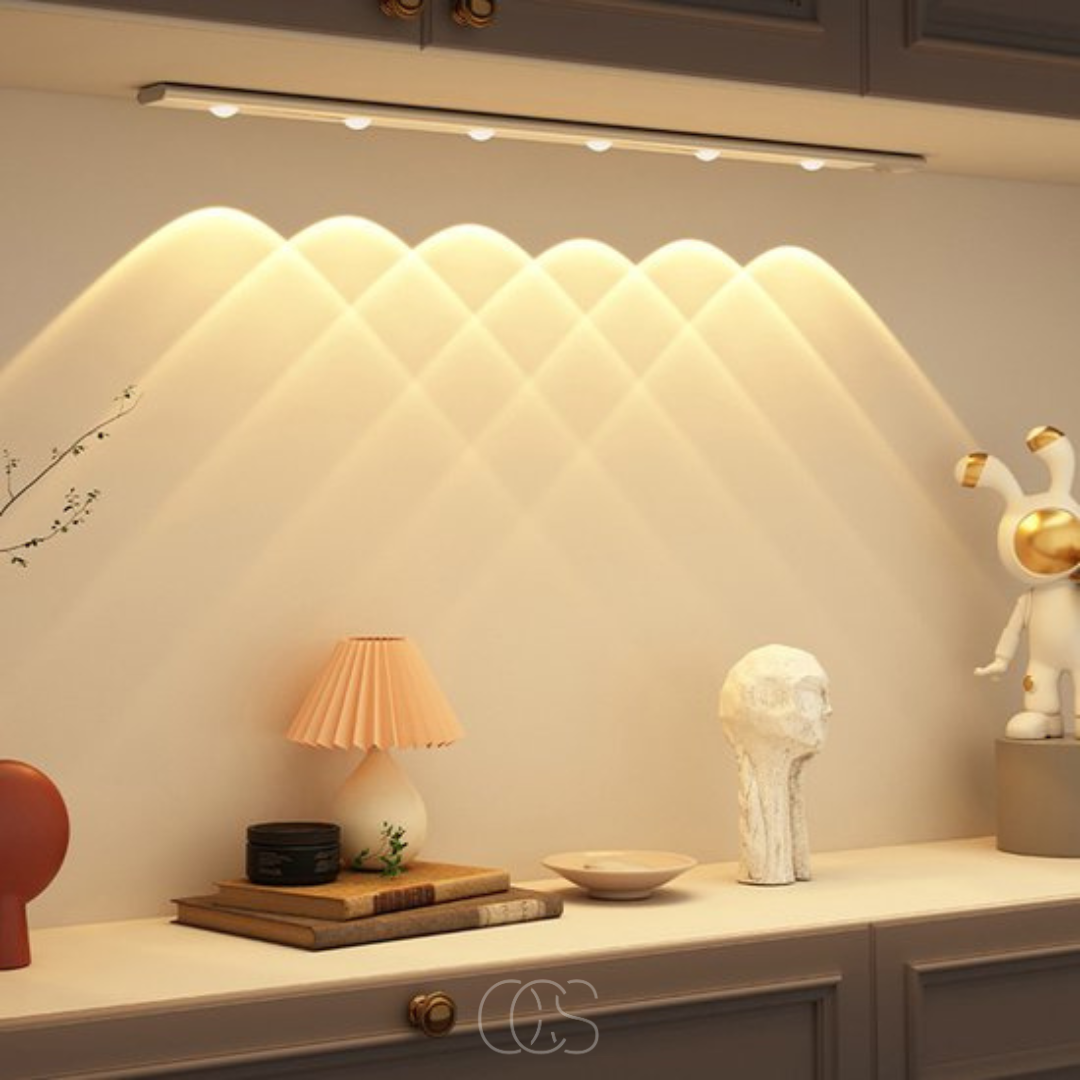 Draadloze & zelfklevende lamp met sensor - LumiSense