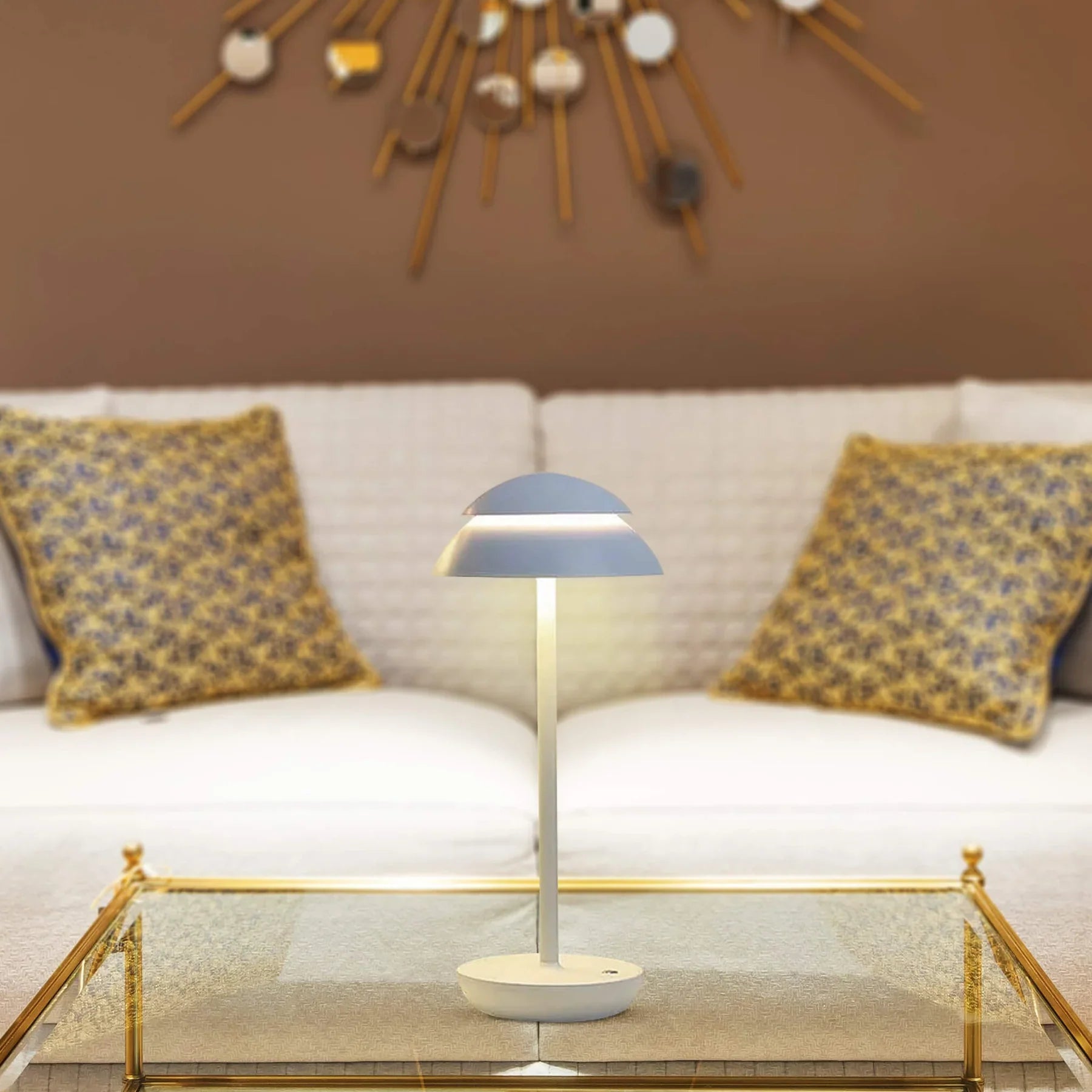 Draadloze Scandinavische Tafellamp (LED) - ScandiGlow