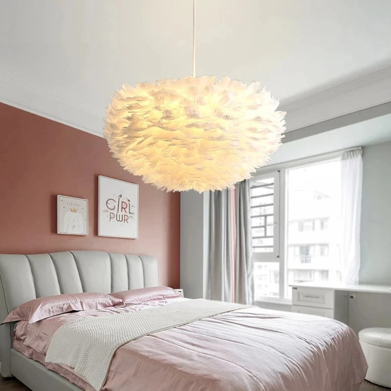 Elegante Veren Hanglamp - FeatherNest