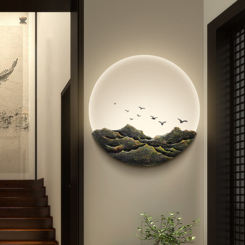 Aziatische Wandlamp (LED) met Minimalistisch Design - Artiva