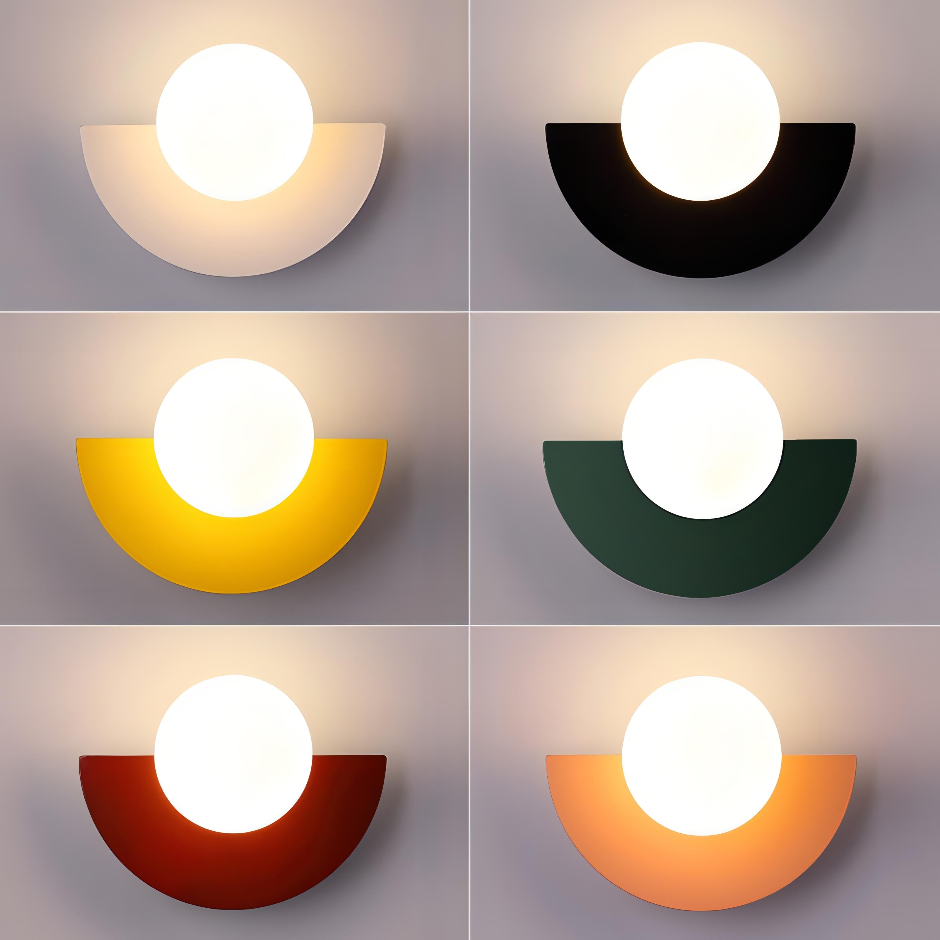 Halfronde Wandlamp (LED) - Nordic Halo