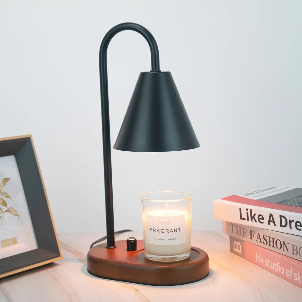 Dimbare kaars- en waxverwarmerlamp met zachte aroma - AromaLume
