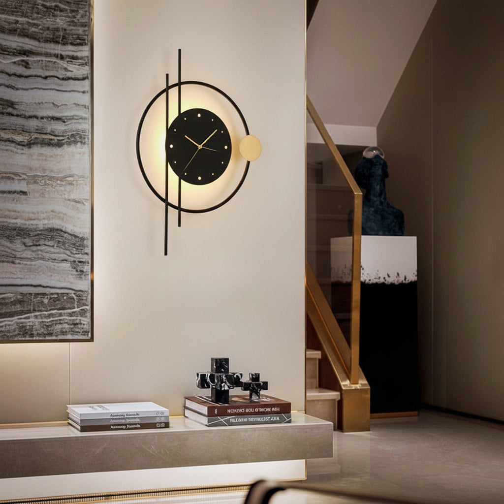 Verlichte LED Wandklok - LumiTime