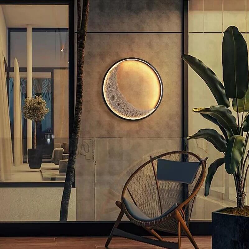 Maanvormige Buitenlamp (IP65) - LunaGlow