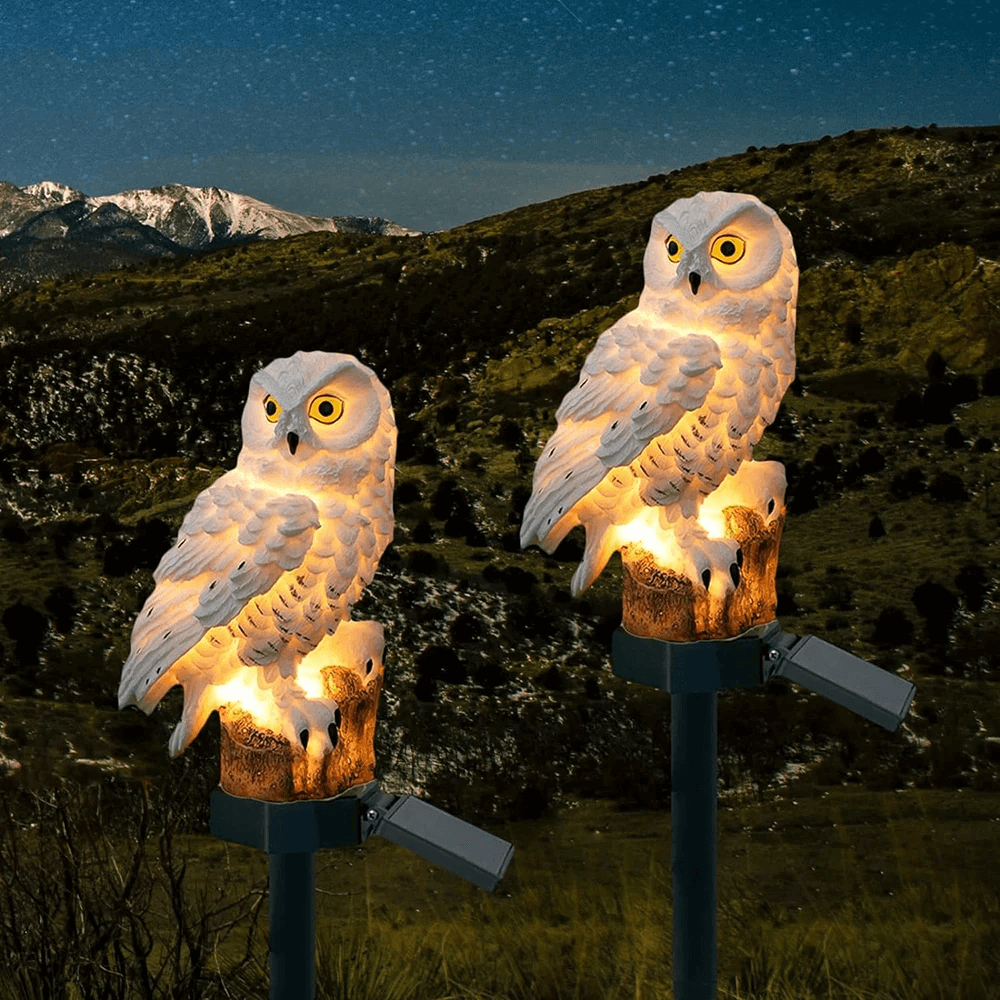 Solar Uil Tuinlamp (IP65) - OwlGlow