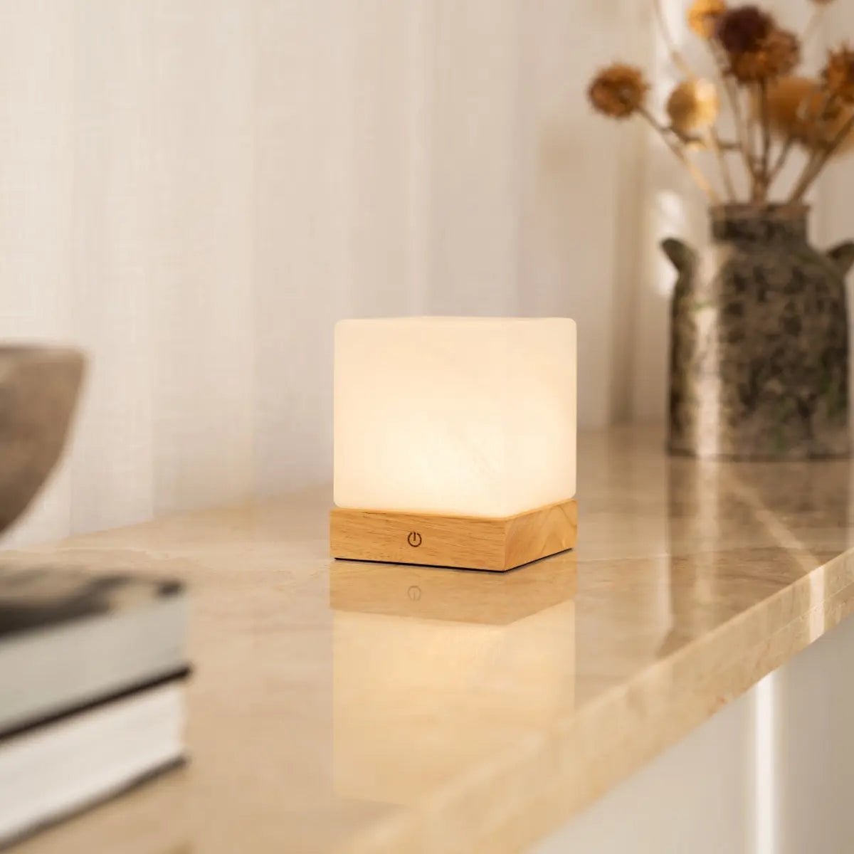 Draadloze & Dimbare Tafellamp (IP44) - SilvaGlow