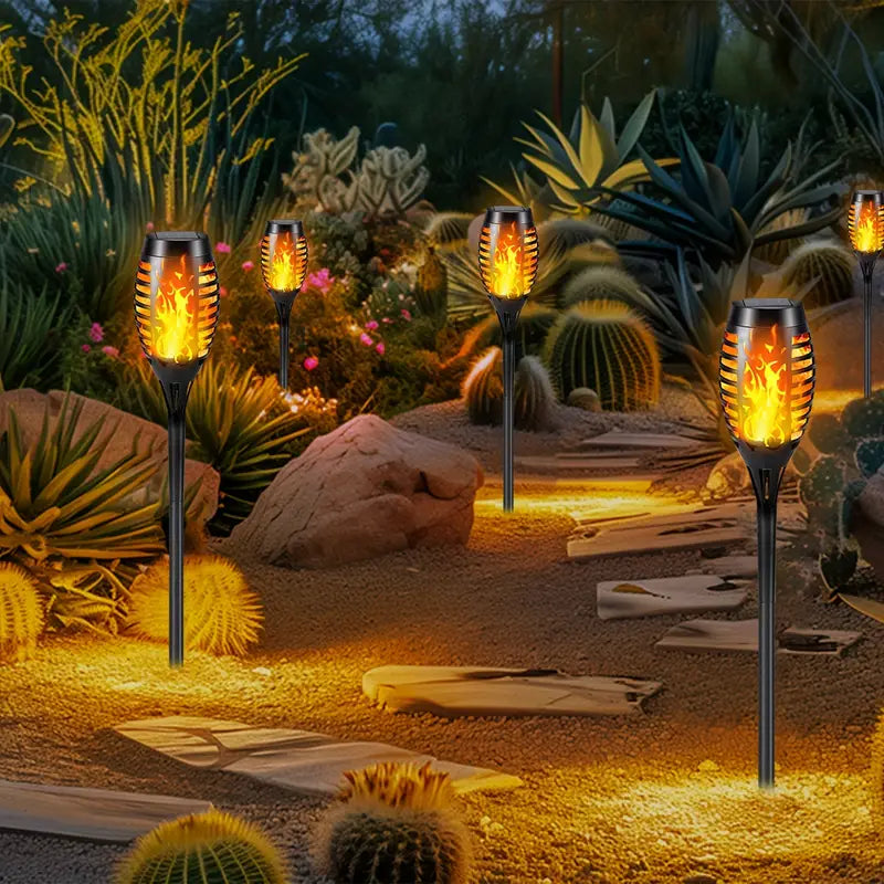 LumiFlare – Solar LED Tuinlampen IP65 (Set van 4/8/12 stuks) - LumiFlare