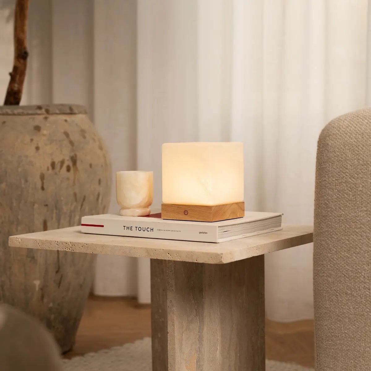 Draadloze & Dimbare Tafellamp (IP44) - SilvaGlow