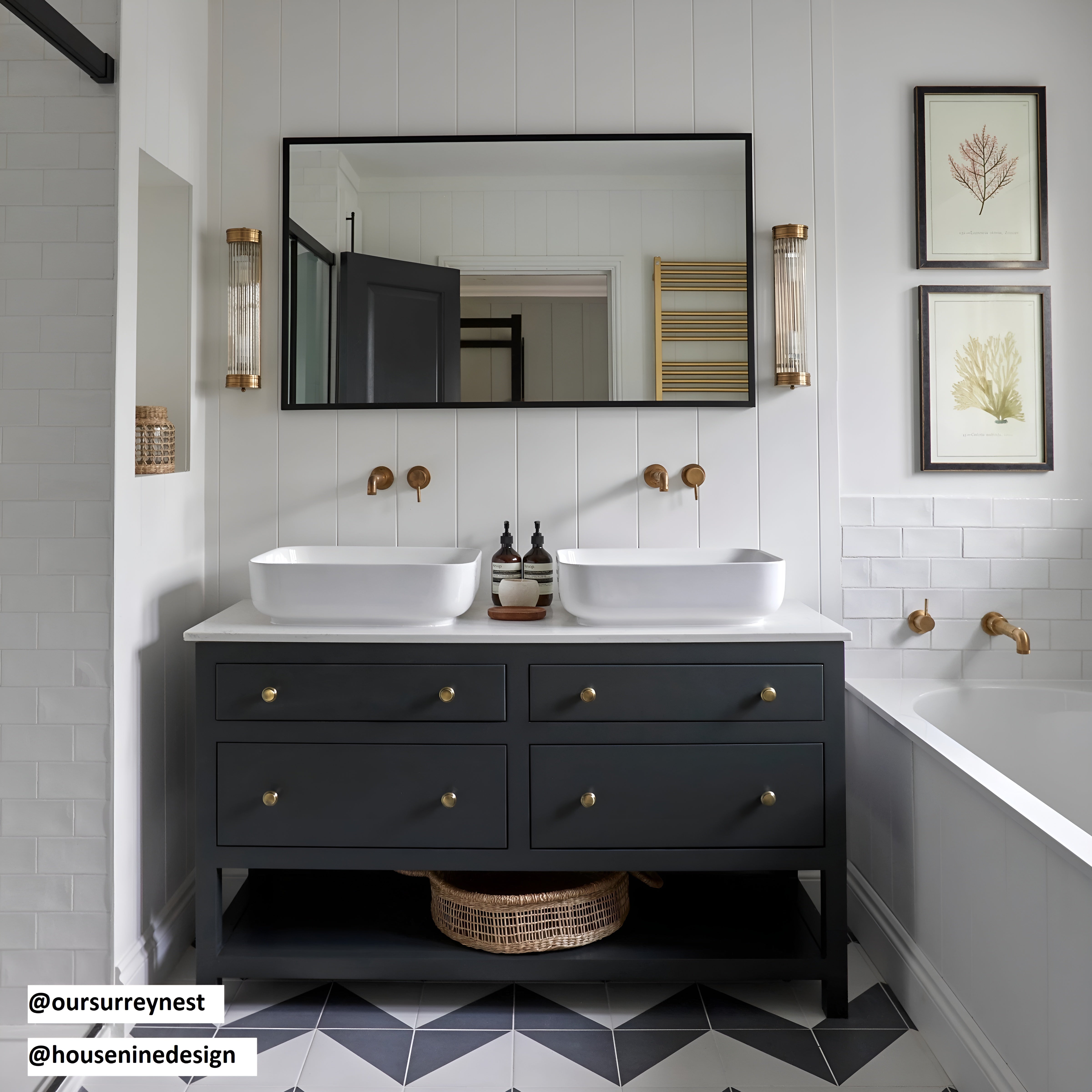 Art Deco Wandlamp (IP44) - LumiVerre