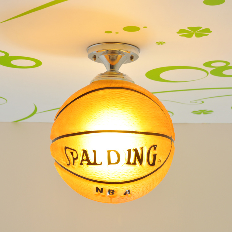 Kinderkamer Plafondlamp Voetbal & Basketbal (LED) - SportGlow