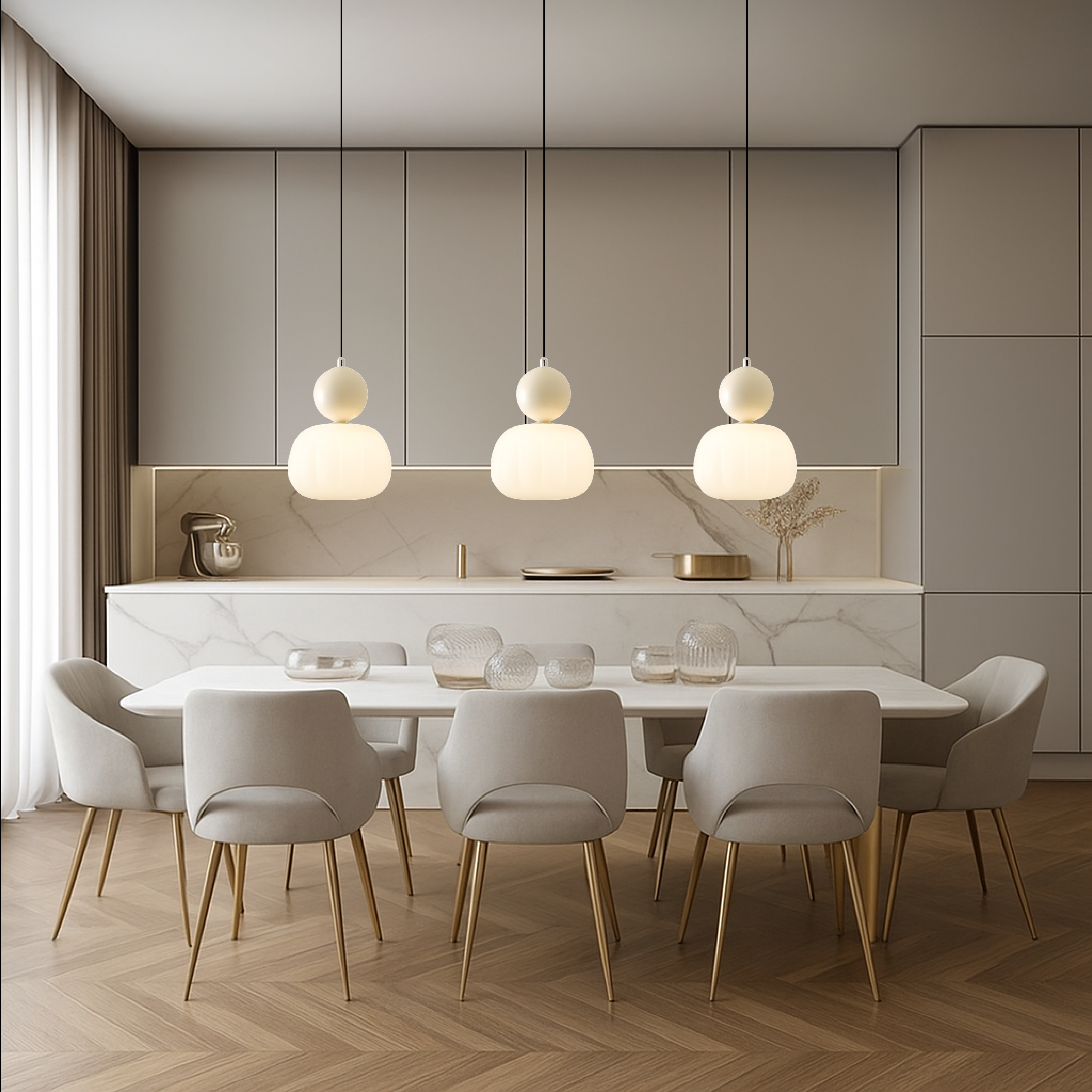 Art Deco Hanglamp - Lumi Orbe