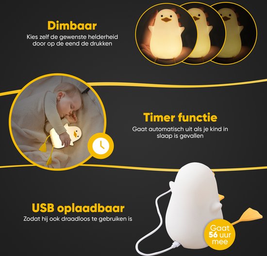 Nachtlamp voor Kinderen - LumiCuddle