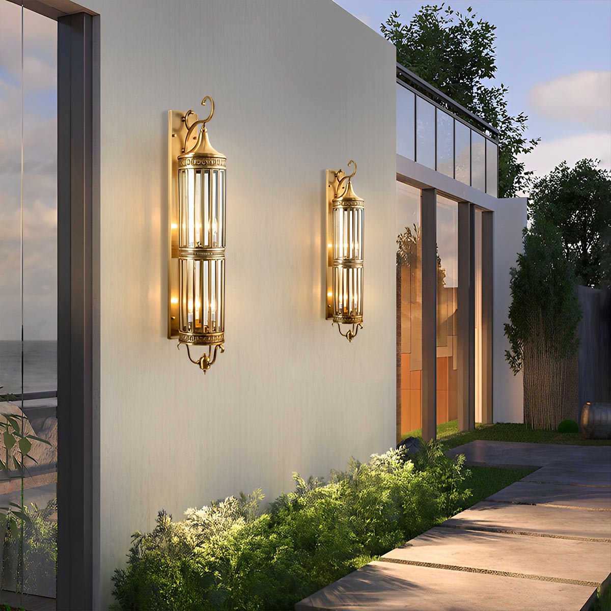 Vintage LED Wandlamp voor Buiten (IP65) - Castora