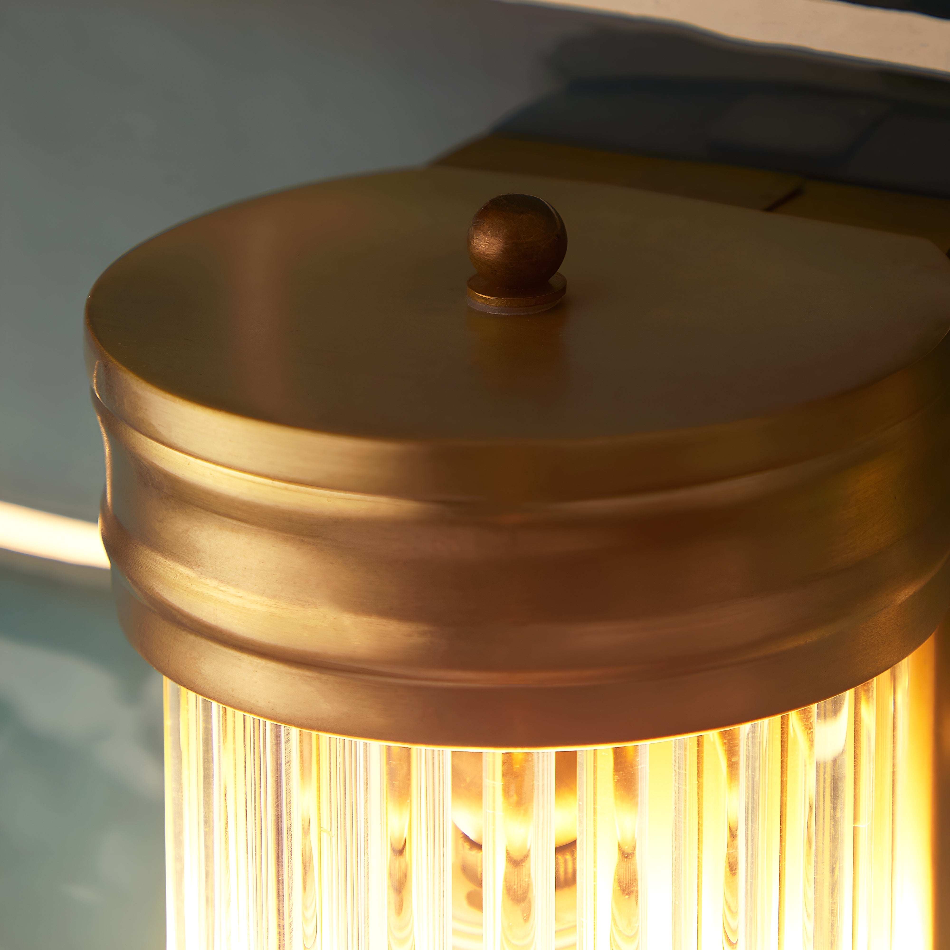 Art Deco Wandlamp (IP44) - LumiVerre